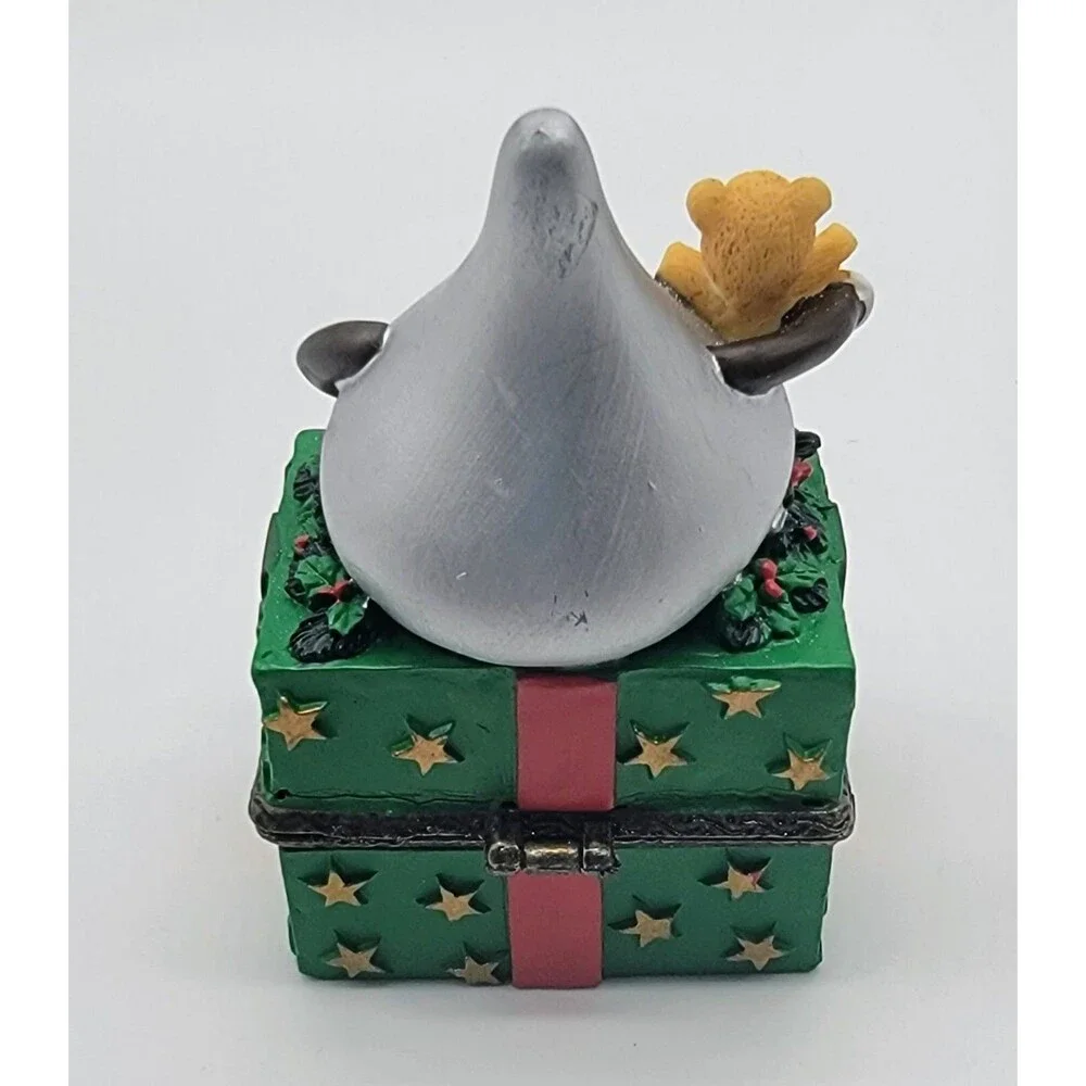 Hershey's Kiss Kurt Adler Christmas Trinket Ring Box Holiday Decor